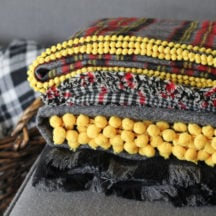 Get ready for cooler weather with these simple DIY flannel blankets!