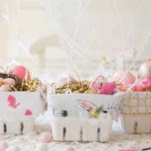 Fabric Basket Liner Sewing Tutorial - super cute hot air balloon baskets!