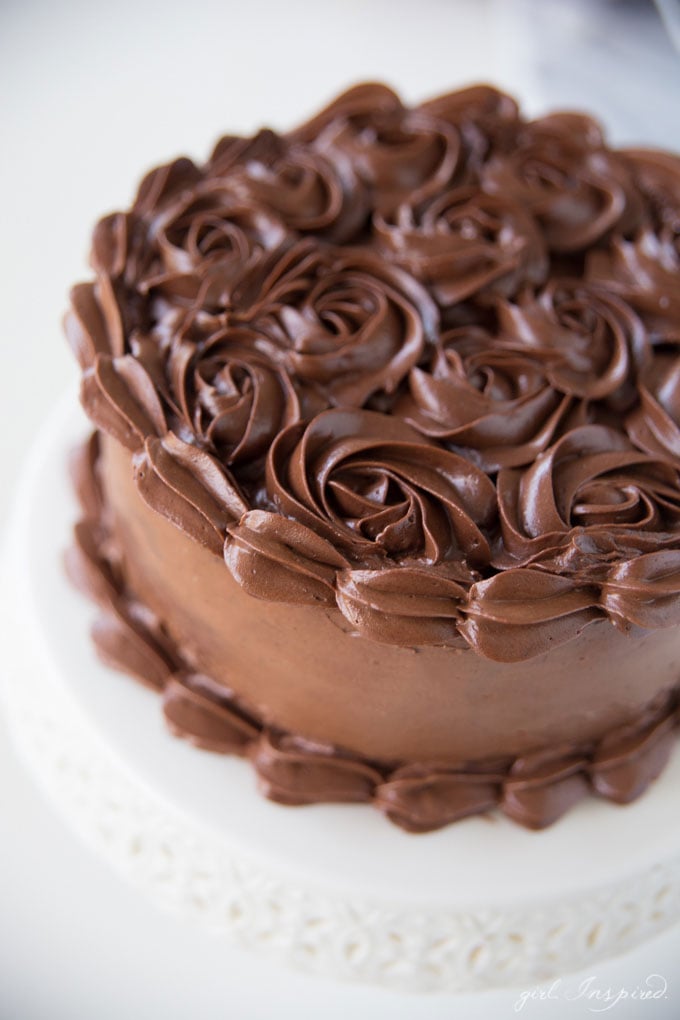 Cake Decorations: Chocolate Frosting Cake Decorating Ideas