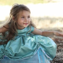 She will be the belle of the ball with this princess gown! Complete sewing pattern for the Petite Princess Dress - love!!!