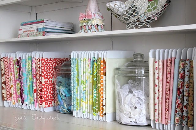 Storing fabric with comic book boards - tutorial  Organize fabric, Fabric  storage, Sewing room inspiration