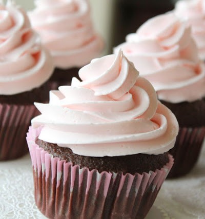 This Strawberry Dream Frosting made from butter and marshmallow creme is to die for!