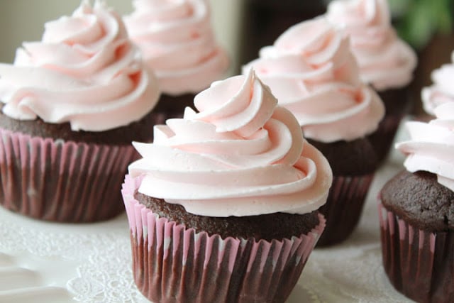 This Strawberry Dream Frosting made from butter and marshmallow creme is to die for!