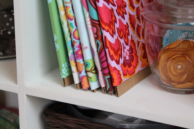 Fabric Organization on the Cheap - girl. Inspired.