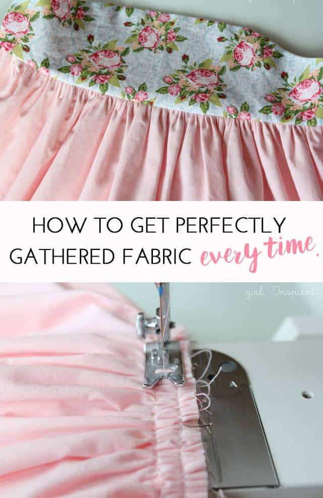 Gathering Stitch: How to Sew Perfect Gathers and Ruffles - girl. Inspired.