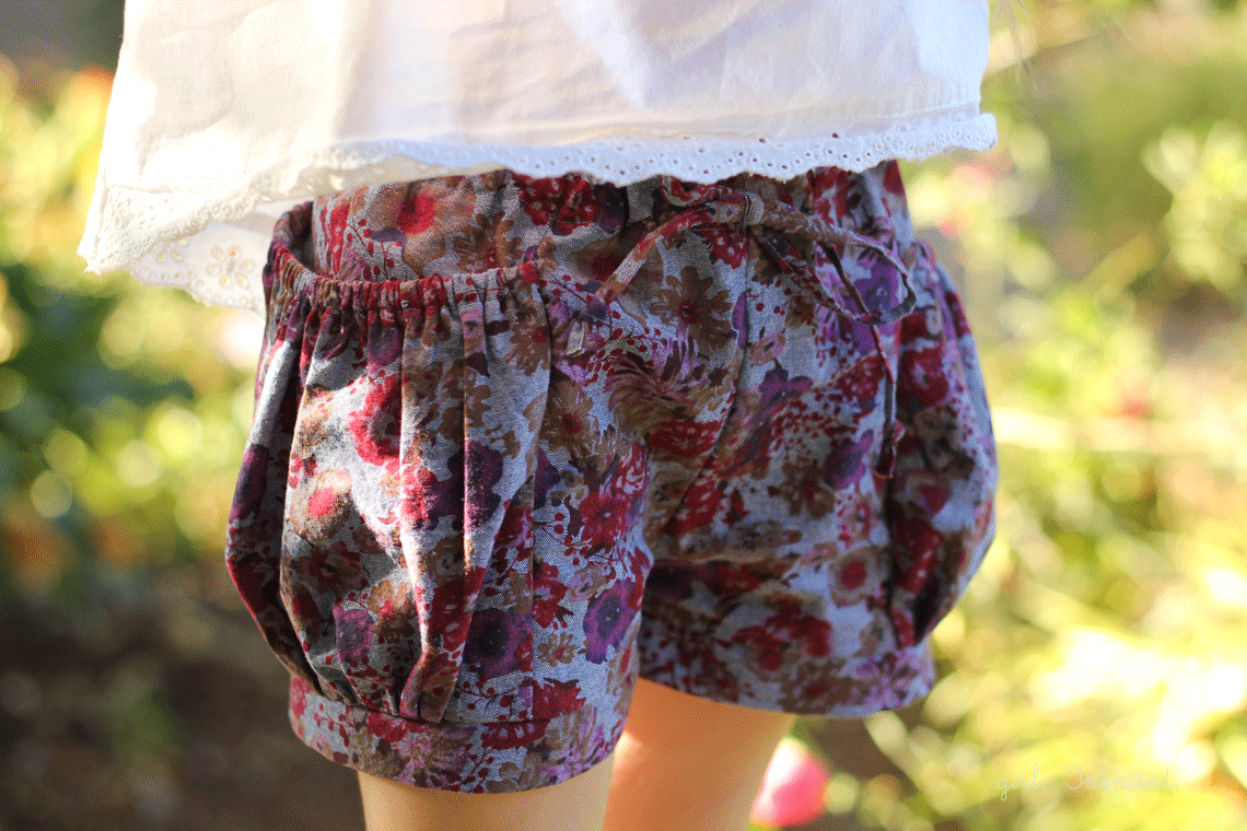 Bubble Pocket Shorts for girls