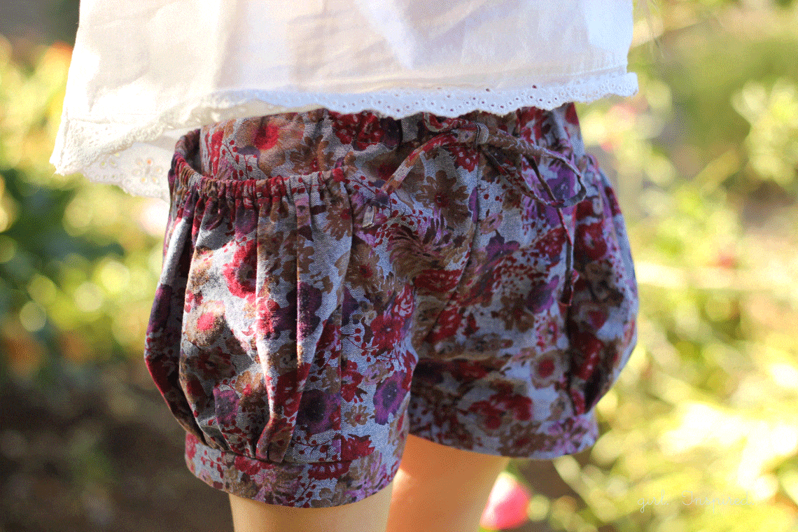 Bubble Pocket Shorts Cuteness - girl. Inspired.