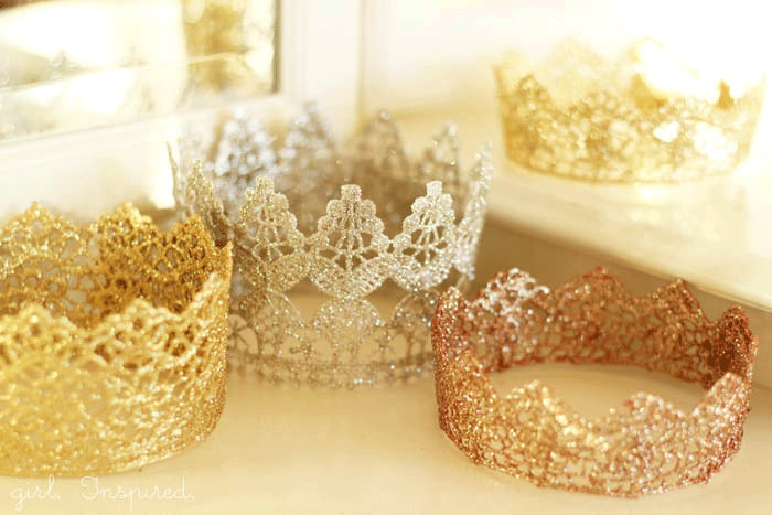 Lace Crown DIY - so cute!!