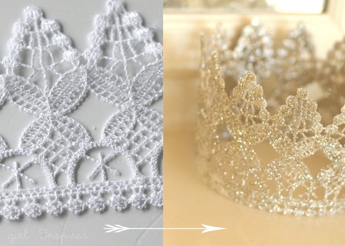 Lace Crown DIY - so cute!!