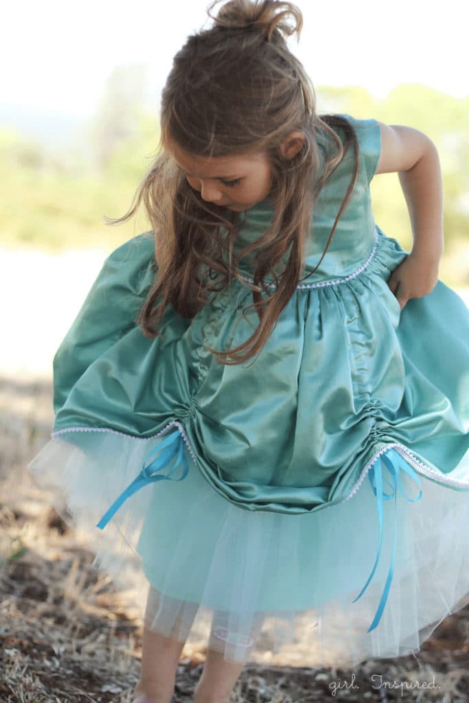 Princess Dress Sewing Pattern for Girls - girl. Inspired.