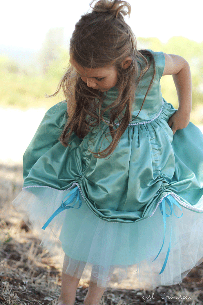 She will be the belle of the ball with this princess gown! Complete sewing pattern for the Petite Princess Dress - love!!!