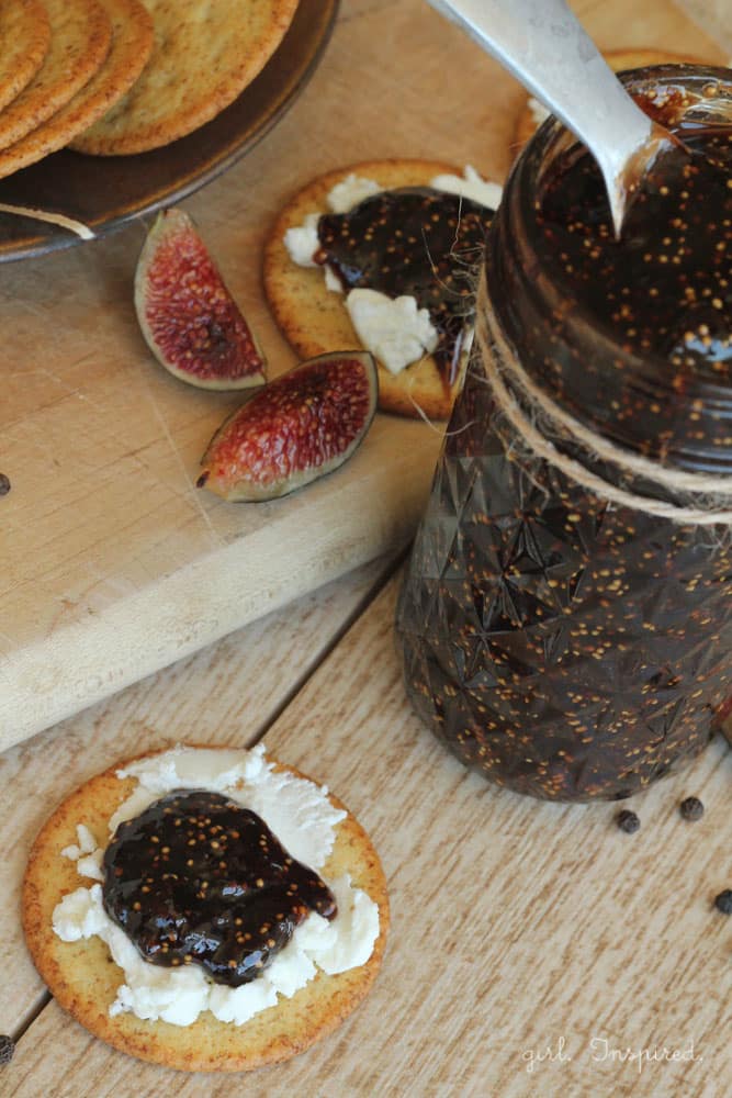 Balsamic Peppercorn Fig Jam