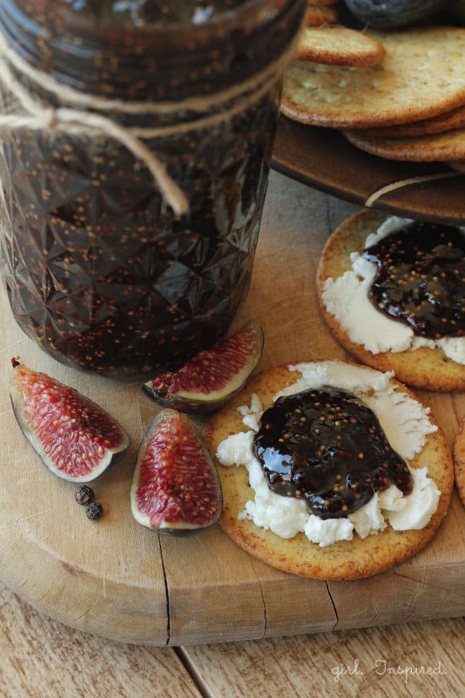 Balsamic Peppercorn Fig Jam