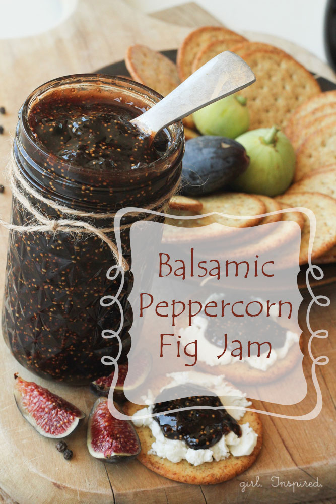 Balsamic Peppercorn Fig Jam