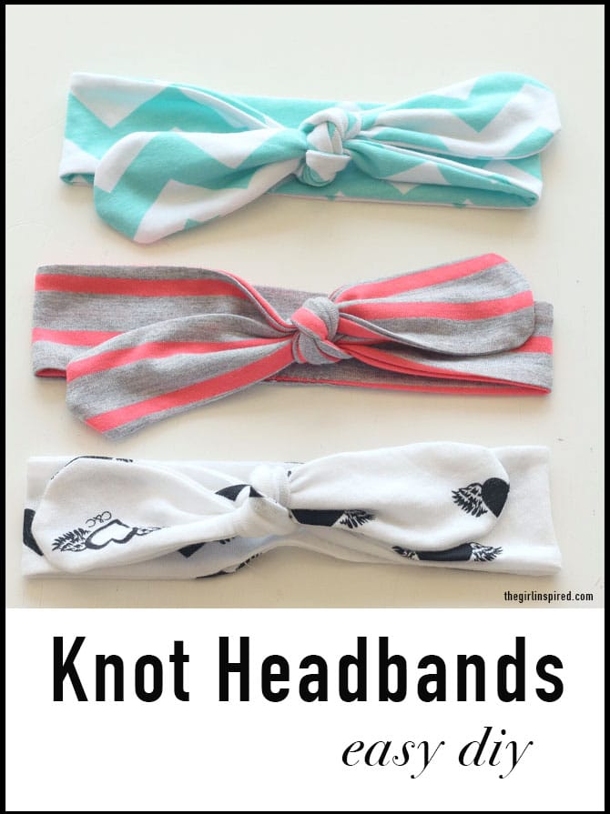 These DIY Knot Headbands are so simple and quick to make! 