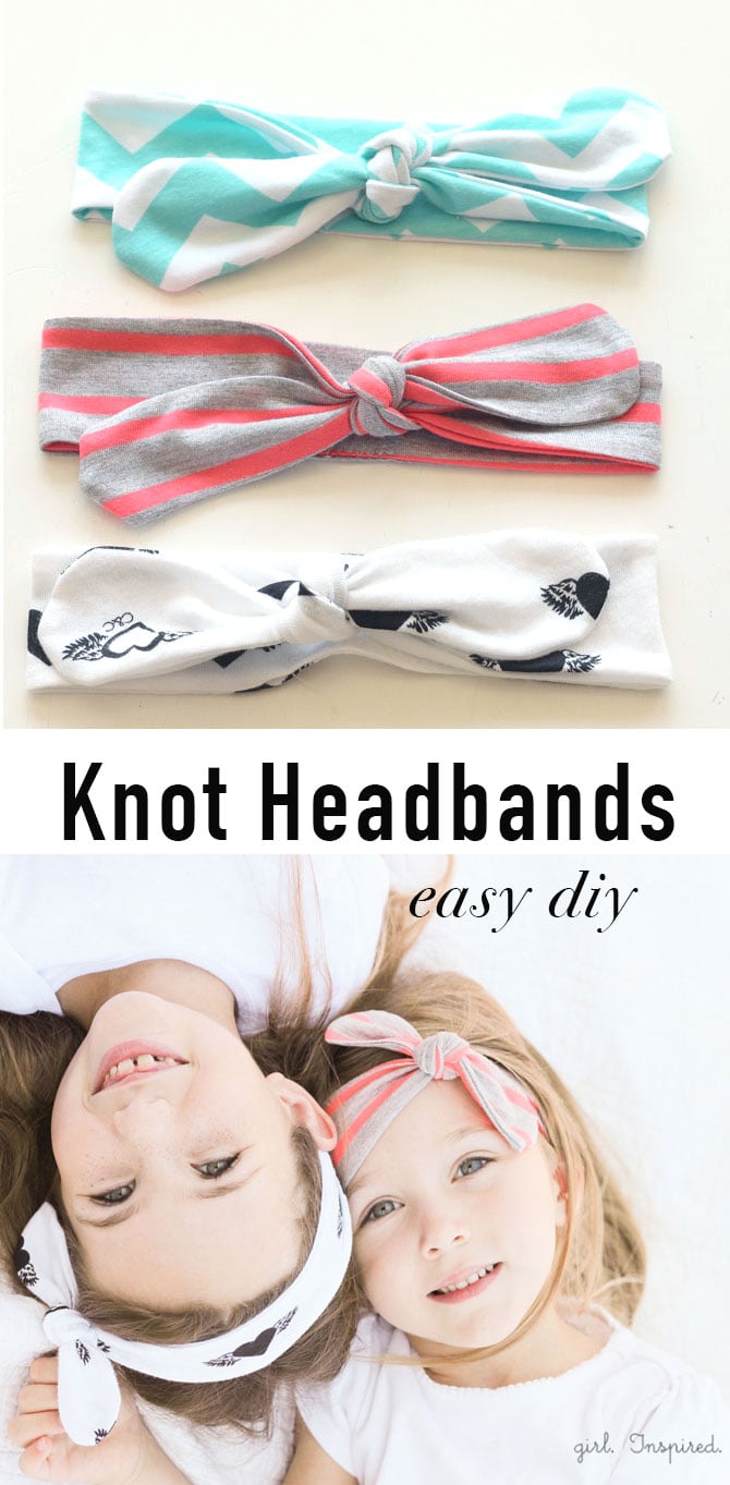 These DIY Knot Headbands are so simple and quick to make!