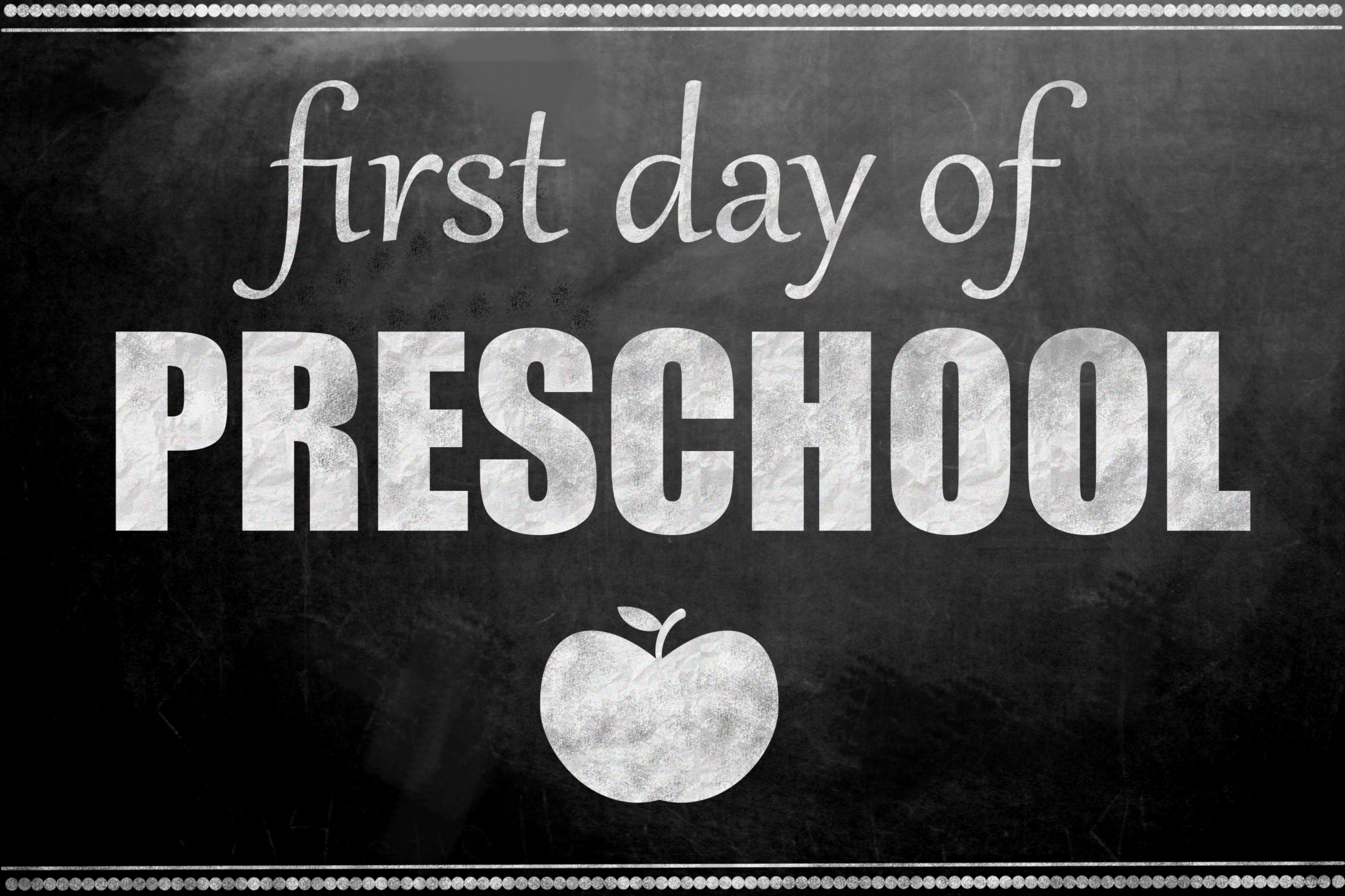 First Day Of Kindergarten Printable Kindergarten