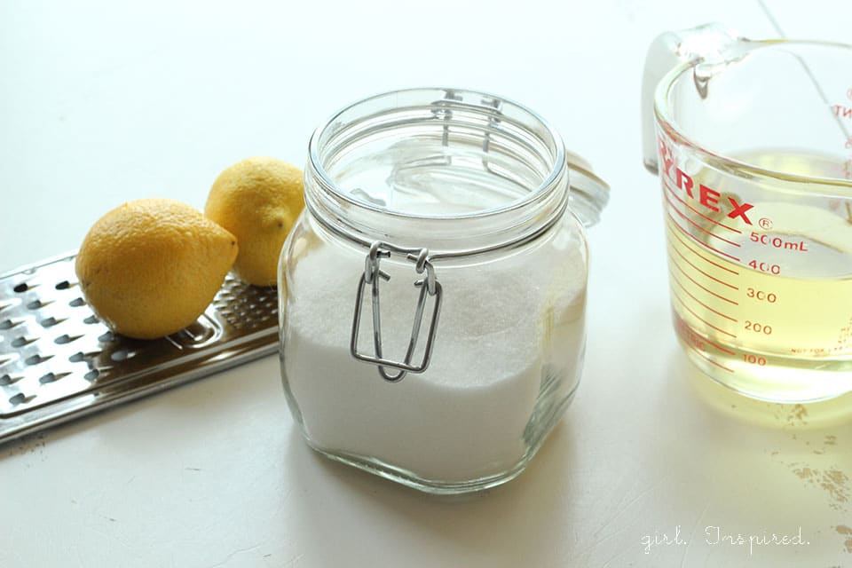 Lemon Coconut Sugar Scrub