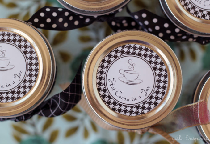 Hot Cocoa Printable Labels - girl. Inspired.