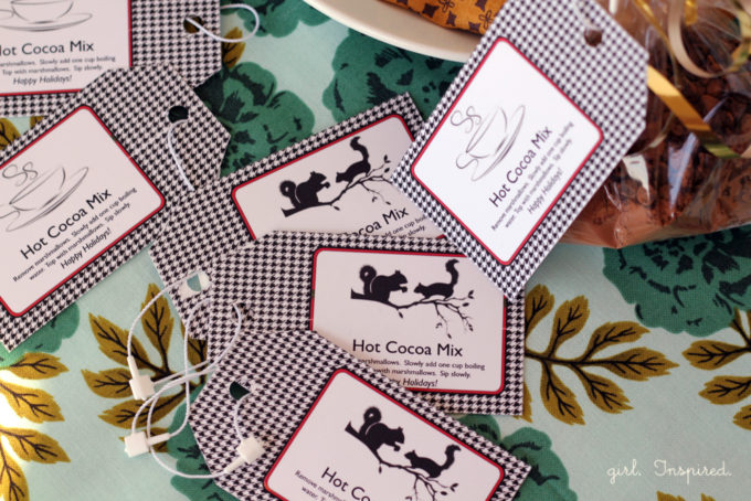 Hot Cocoa Printable Labels - girl. Inspired.