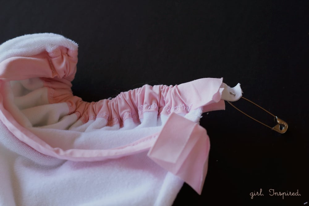 How to make a spa towel robe- cute for spa theme birthday parties!