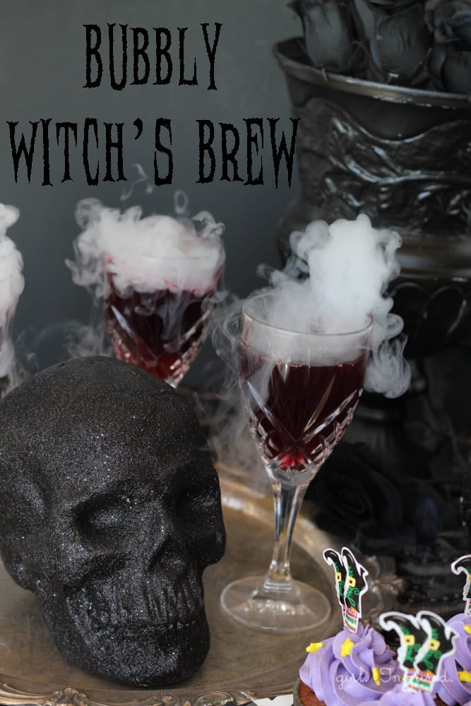 Witch Cupcakes and Bubbly Witch's Brew