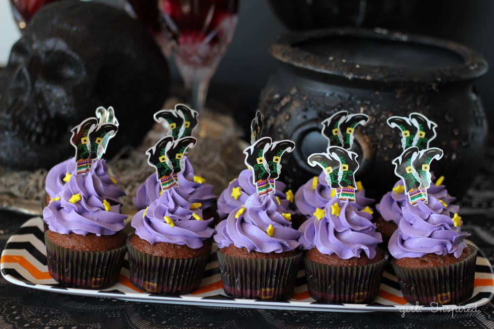 Witch Cupcakes and Bubbly Witch's Brew