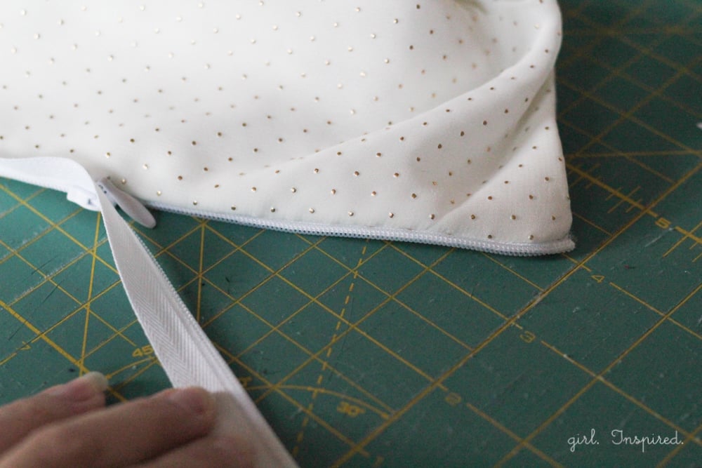 How to Install an Invisible Zipper into a lined bodice - step by step tutorial