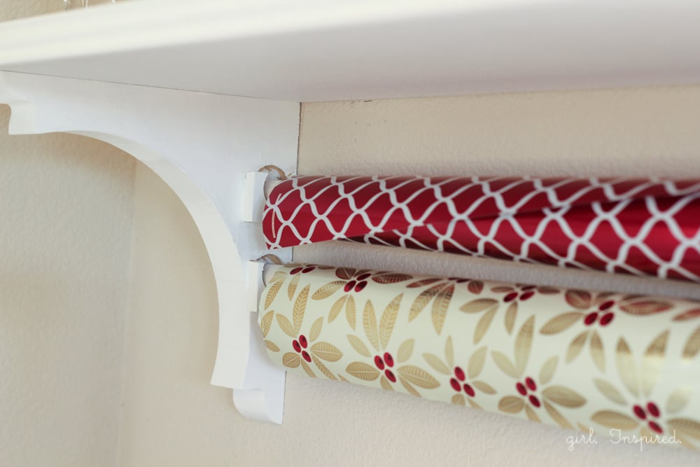 How to build a wrapping paper rack.