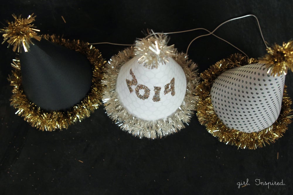 New Year's Eve Hats - free template and easy instructions!