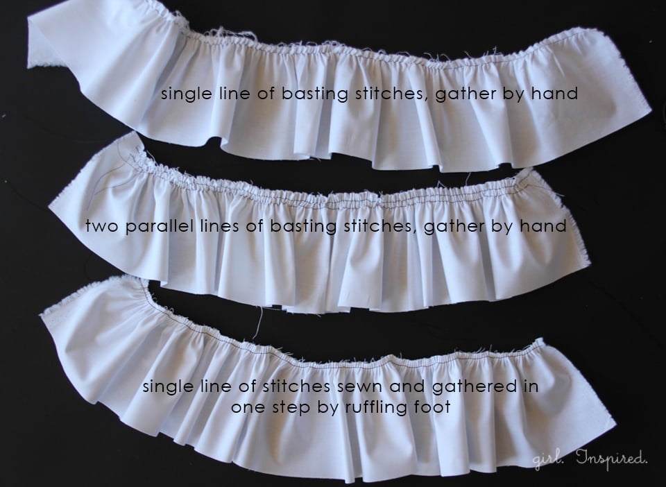 Learn how to sew a ruffle!