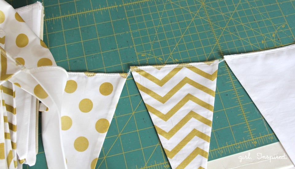 Fabric Pennant Banner Tutorial