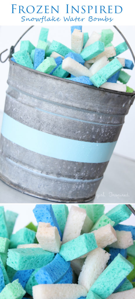 "Snowflake" Water Bombs for Frozen in Summer Birthday Party Ideas