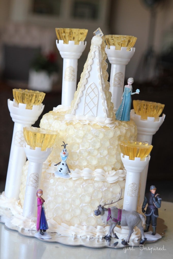 frozen castle cake