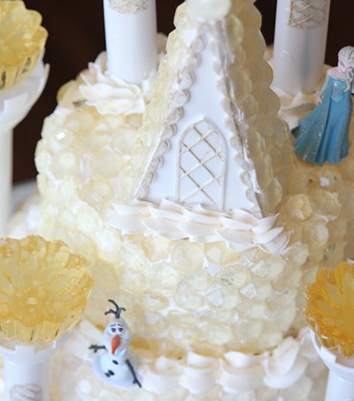 Frozen Birthday Cake - Ice Castle