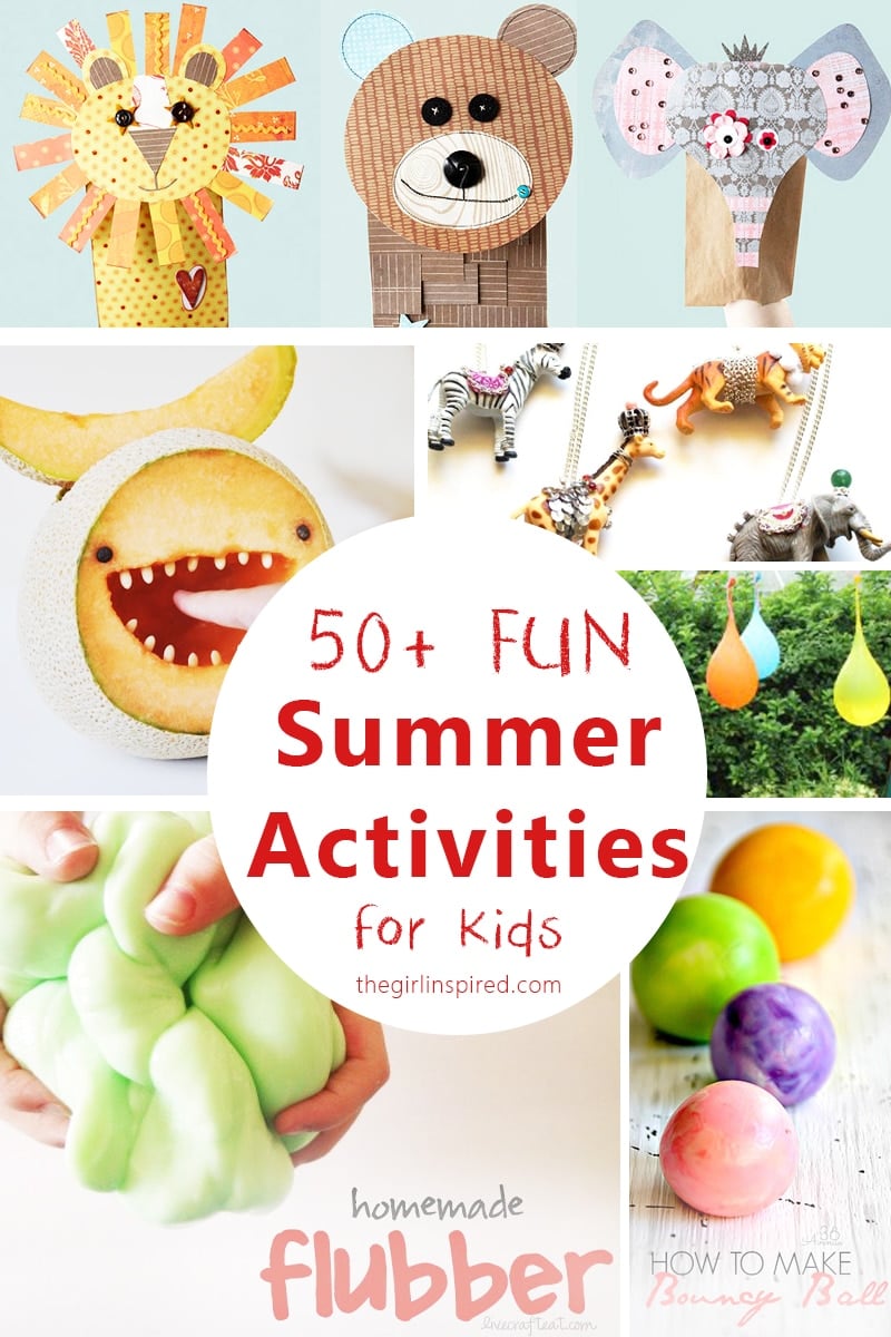 50+ Super Fun Summer Activities for Kids - girl. Inspired.