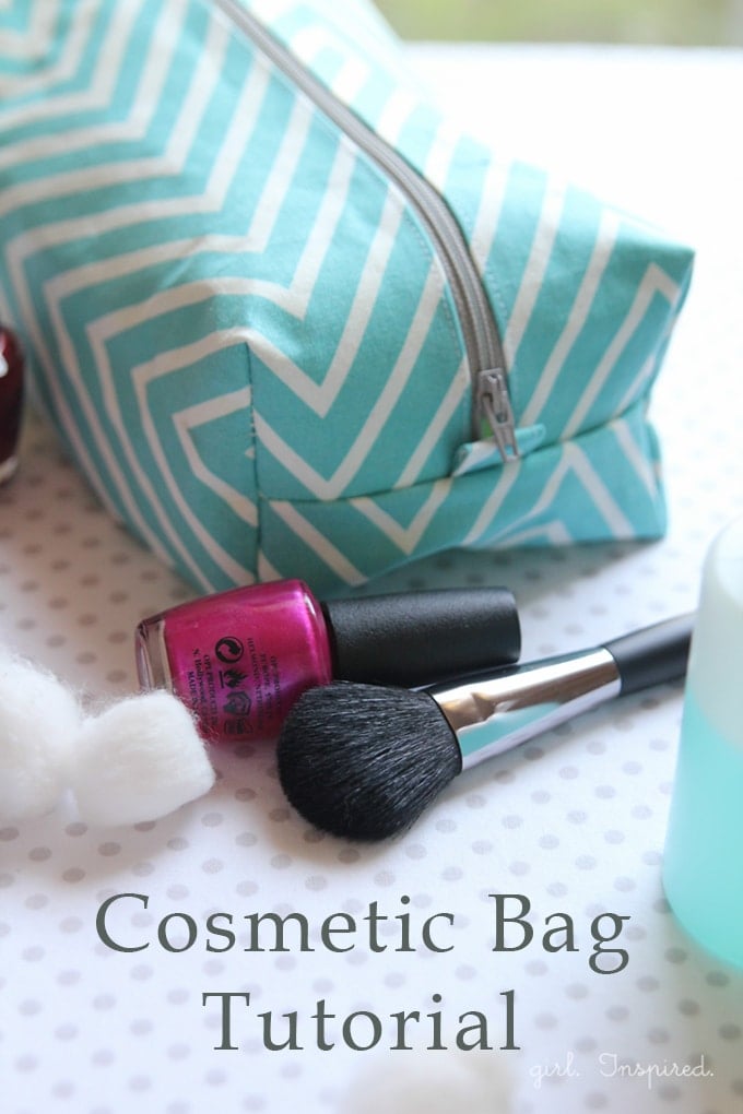 Cosmetic Bag Tutorial Girl Inspired