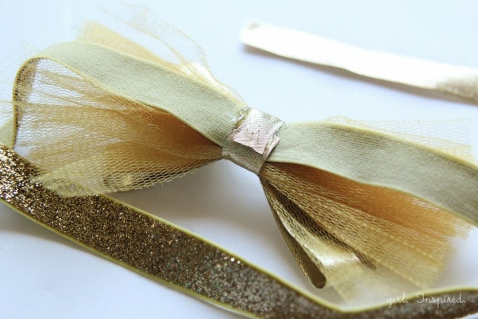 Glitter Bow Headbands - Easy + no Sew