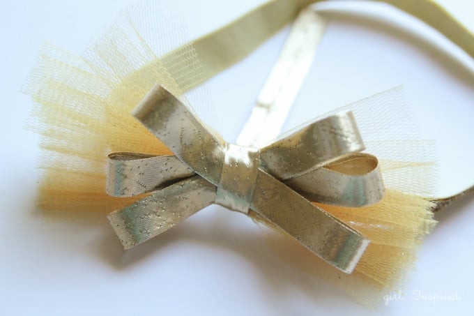 Glitter Bow Headbands - Easy + no Sew