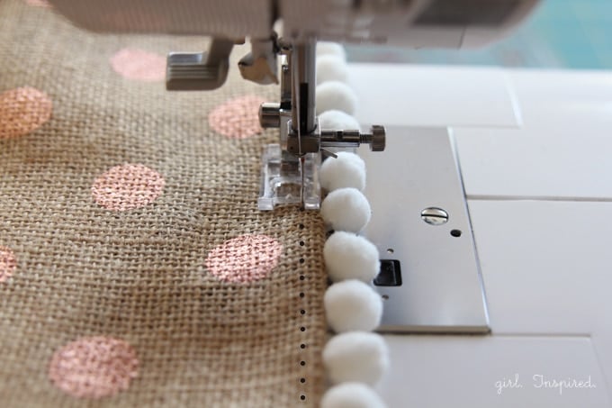 Make this festive Pom Pom Tablecloth in a matter of minutes!