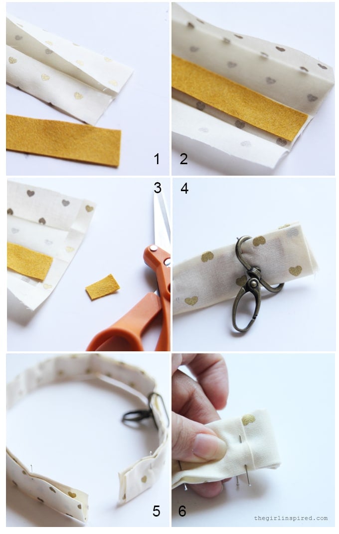 Cute Fabric Keychain DIY