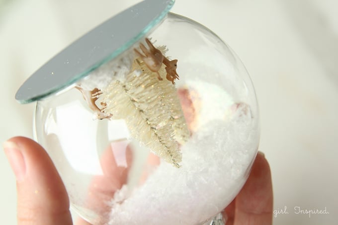 Snow Globe Ornaments - these are so pretty!