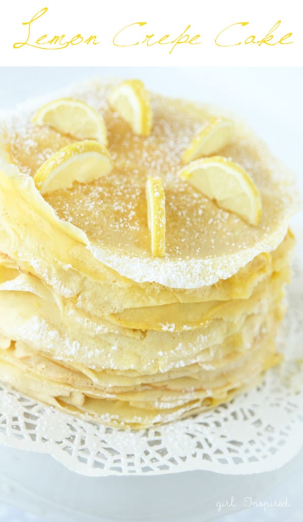 Lemon Crepe Cake