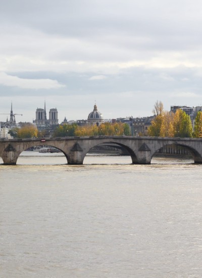 view of Seine River in Pairs
