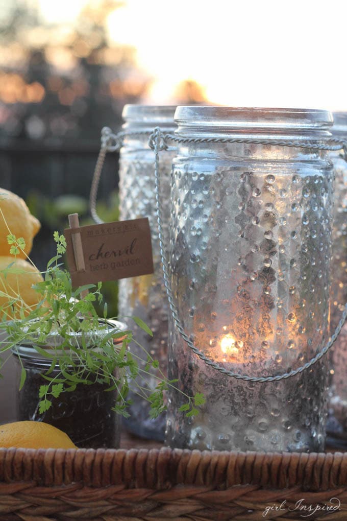 DIY Mercury Glass Lanterns - make your own mercury glass!