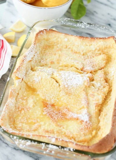 German Oven Pancakes - a family favorite, only 5 minutes to prep, so good!