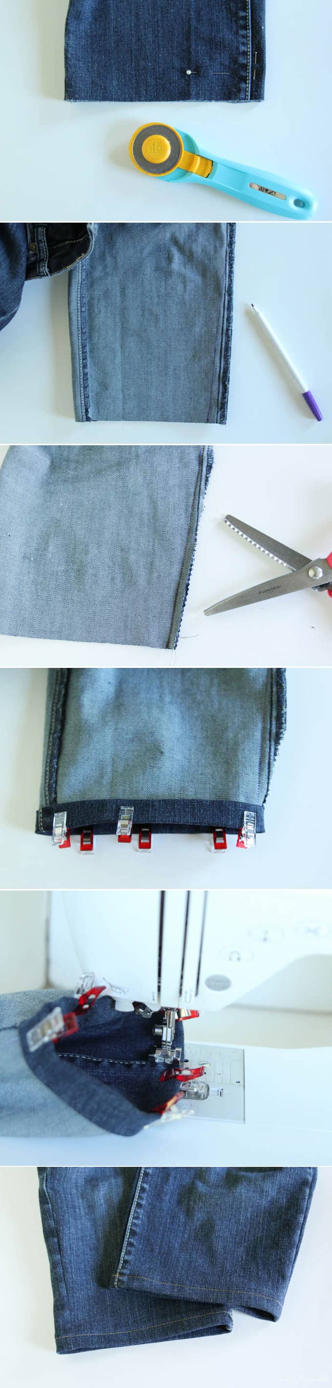 Turn Jeans into Capris Easily! - girl. Inspired.