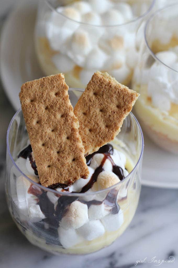 S'mores Cheesecake Parfaits