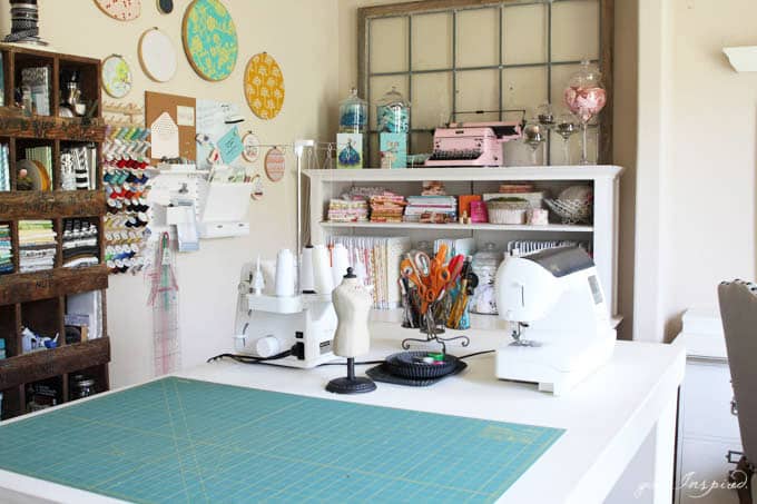 Sewing Room Tour Girl Inspired