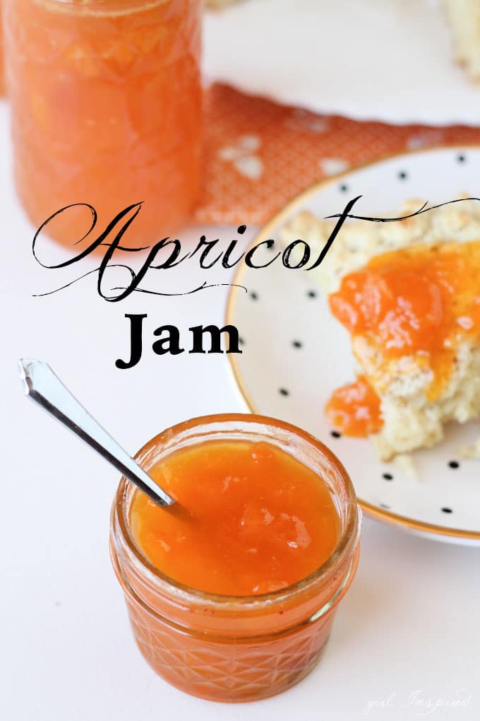 This Apricot Jam recipe is so good with a smidge of Almond Extract!